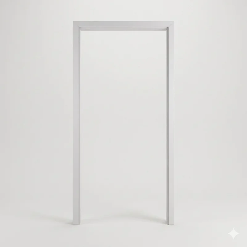 batente para drywall branco