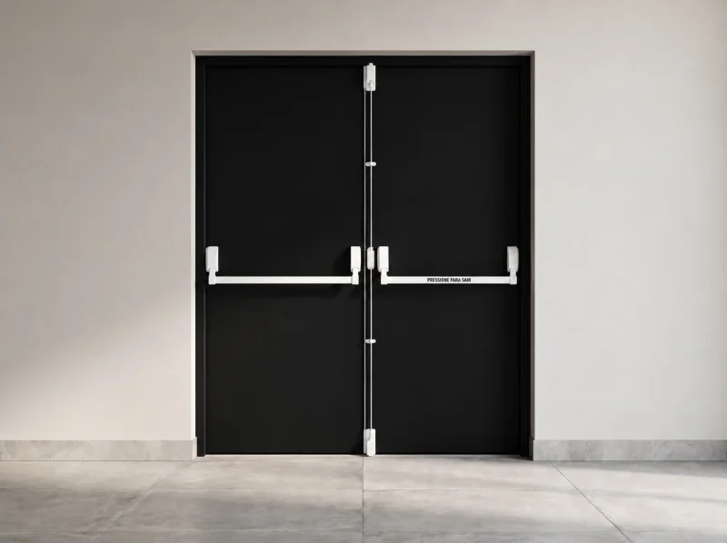porta corta fogo dupla sob medida
